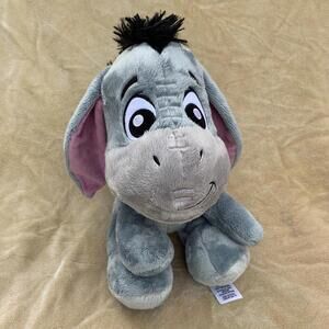 Disney Parks Plush 12” Gray Baby Eeyore Stuffed Toy - Defect Damaged Tail​​